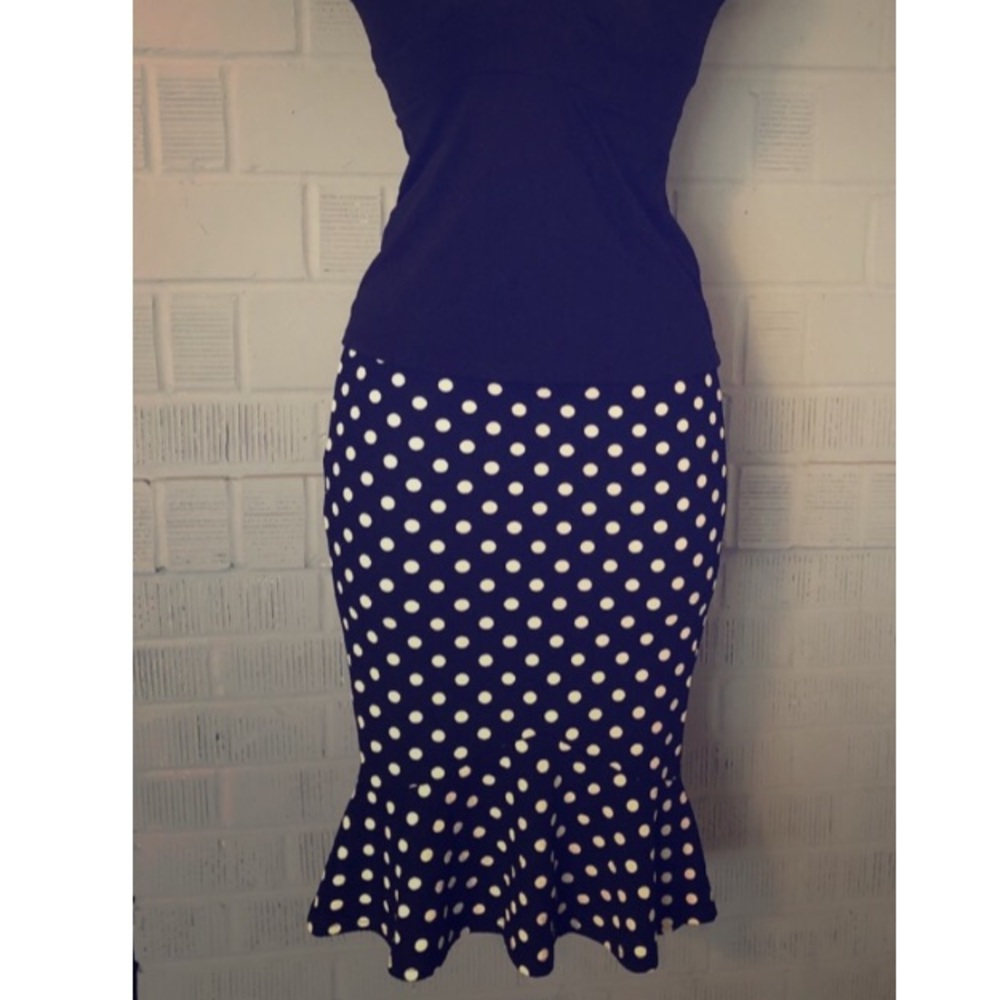 💐NWT Miusol Retro Style Polka Dot Skirt - Picture 4 of 4